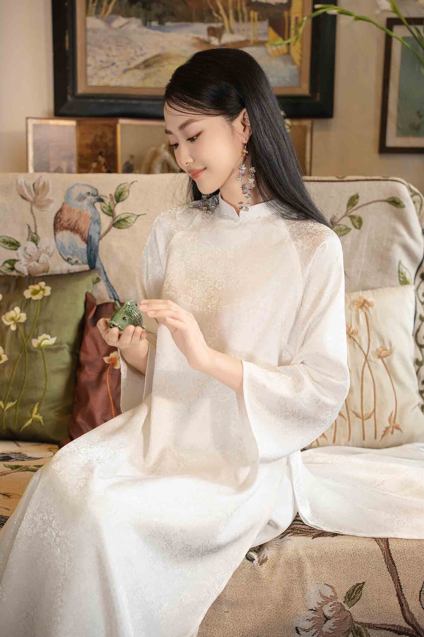 BST Túc Mỹ: Trắng