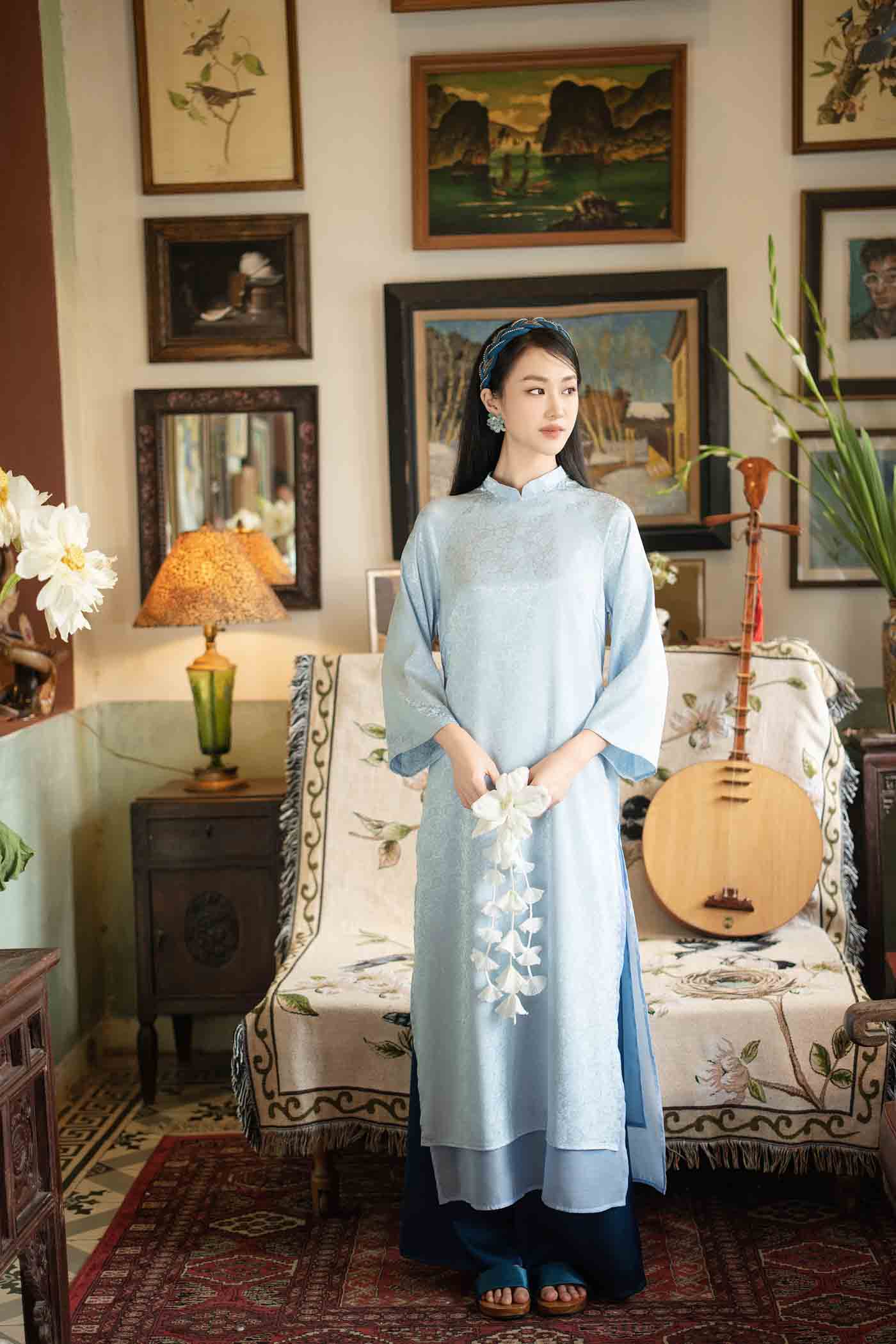 BST Túc Mỹ: Xanh dương nhạt