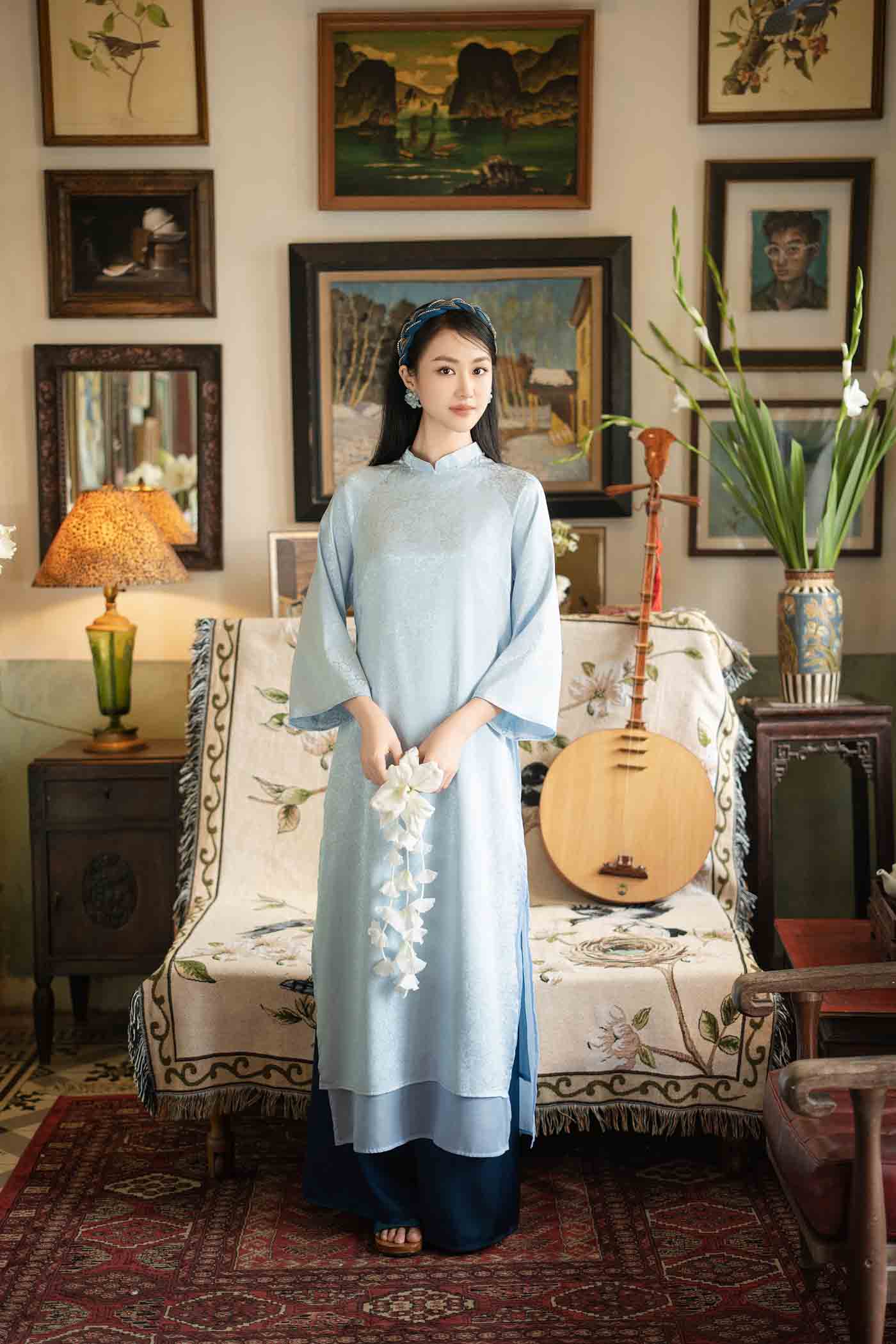 BST Túc Mỹ: Xanh dương nhạt