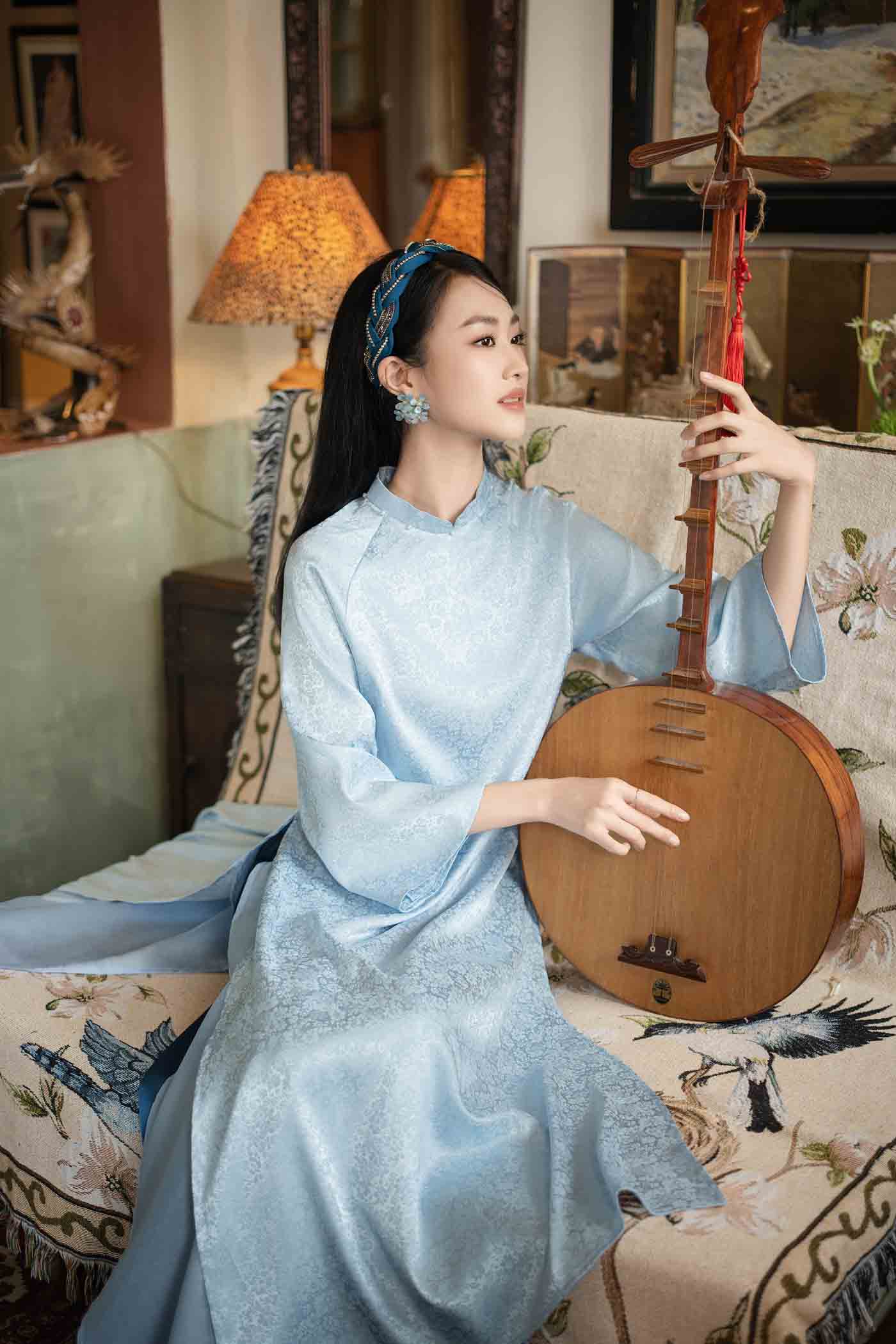 BST Túc Mỹ: Xanh dương nhạt