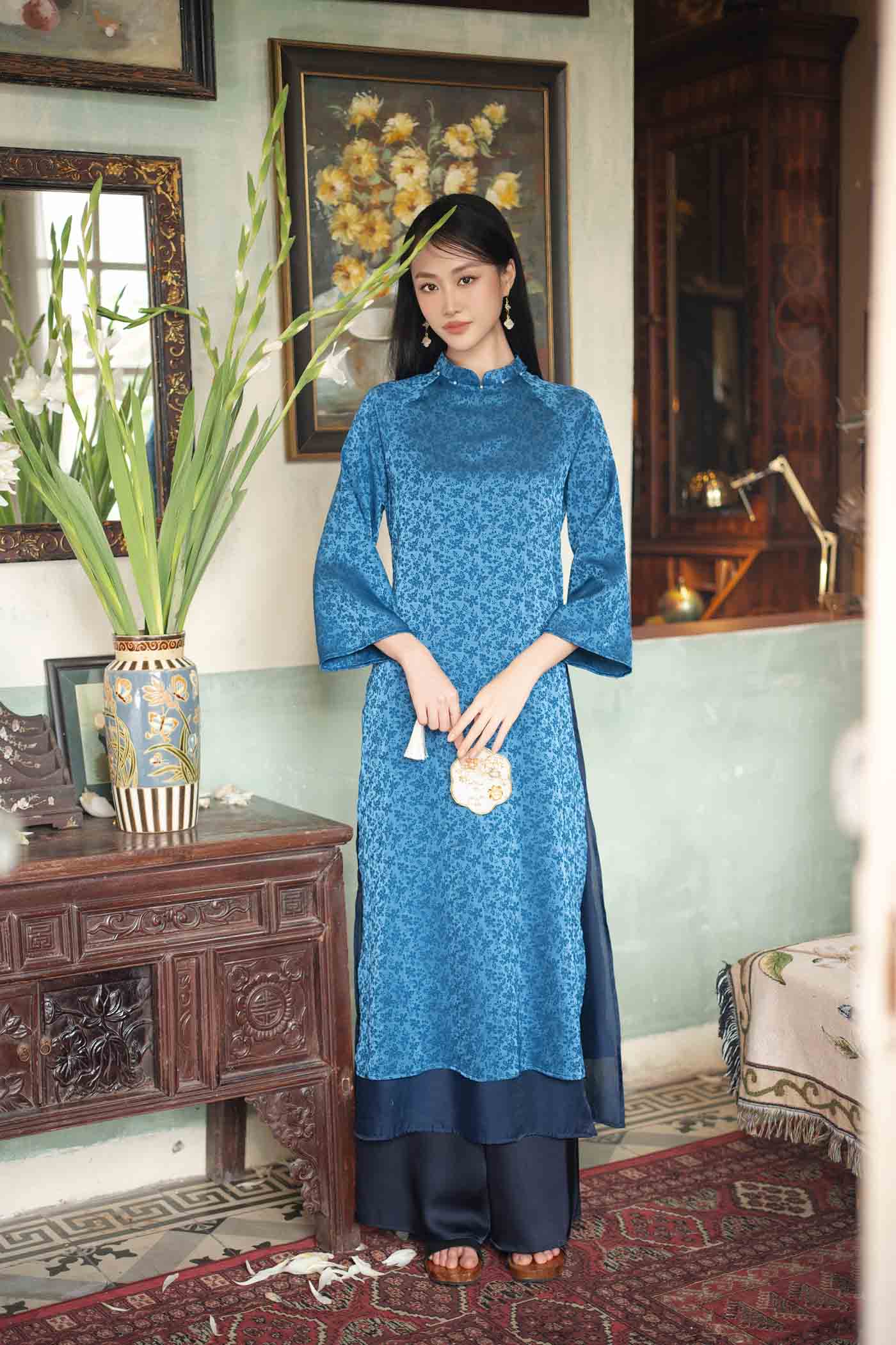 BST Túc Mỹ: Xanh dương đậm (Xanh than)