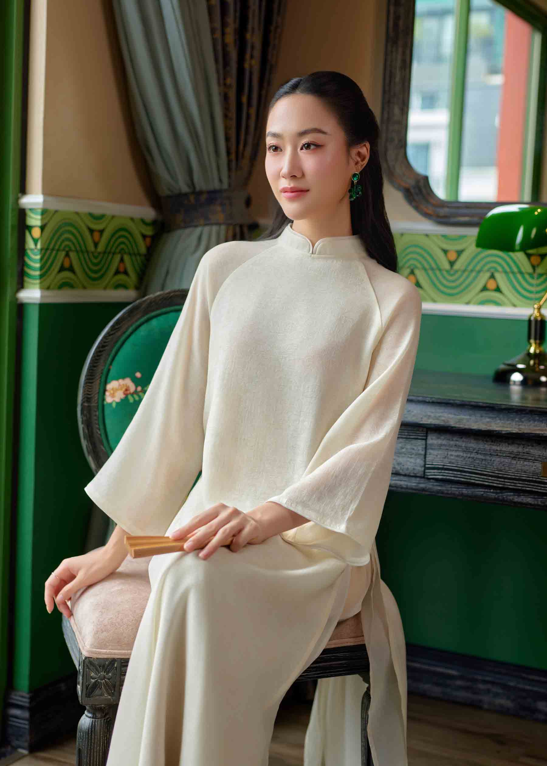 BST Mộc Miên: Trắng Kem